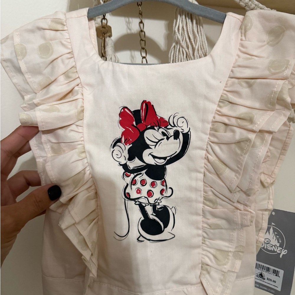 Size 2T Disney Pink Ruffled top